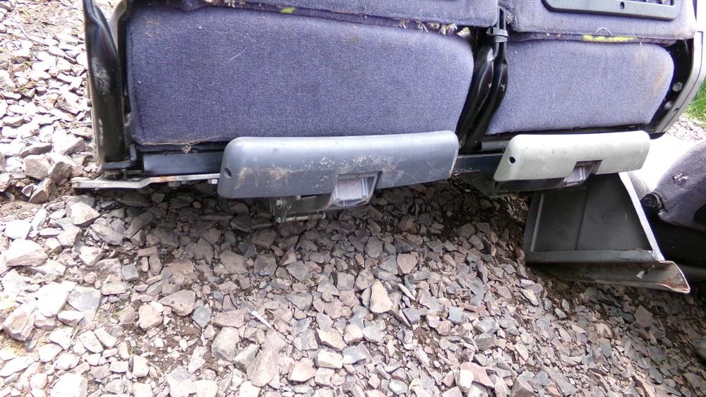 Wrz55 Fotel podwójny fotele bus kamper ławka podłokietniki