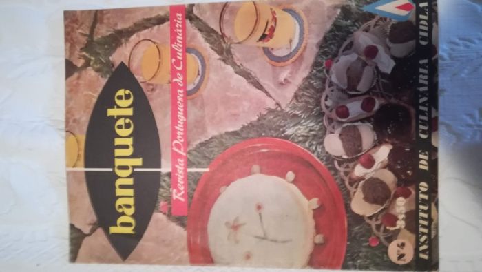 Revista e culinária vintage "Banquete"