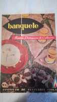 Revista e culinária vintage "Banquete"