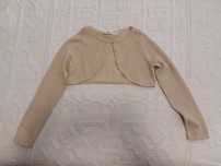 Casaquinho  bolero Zara cinza e HM dourado