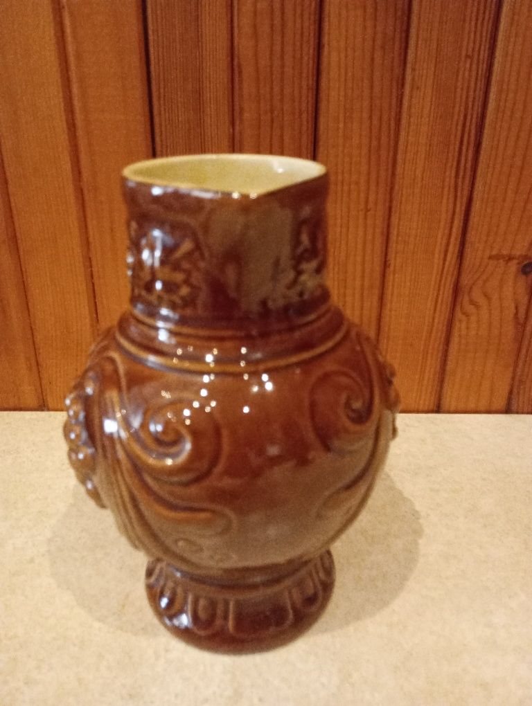 Dzbanek ceramiczny szkliwiony