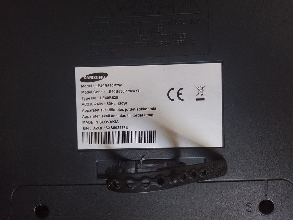 Телевизор Samsung LE40B530P7W (Разборка)