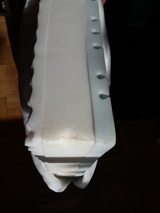 Materac piankowy 90x200 , 3 warstwy , gr 18 cm  , Nowy