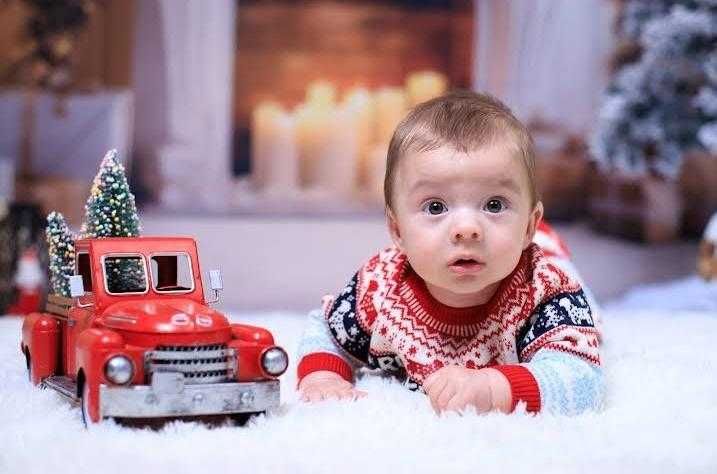 Sessao fotografica de Natal em familia