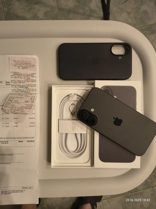 iPhone 16 128gb jak nowy z media markt 22mc  gwarancji