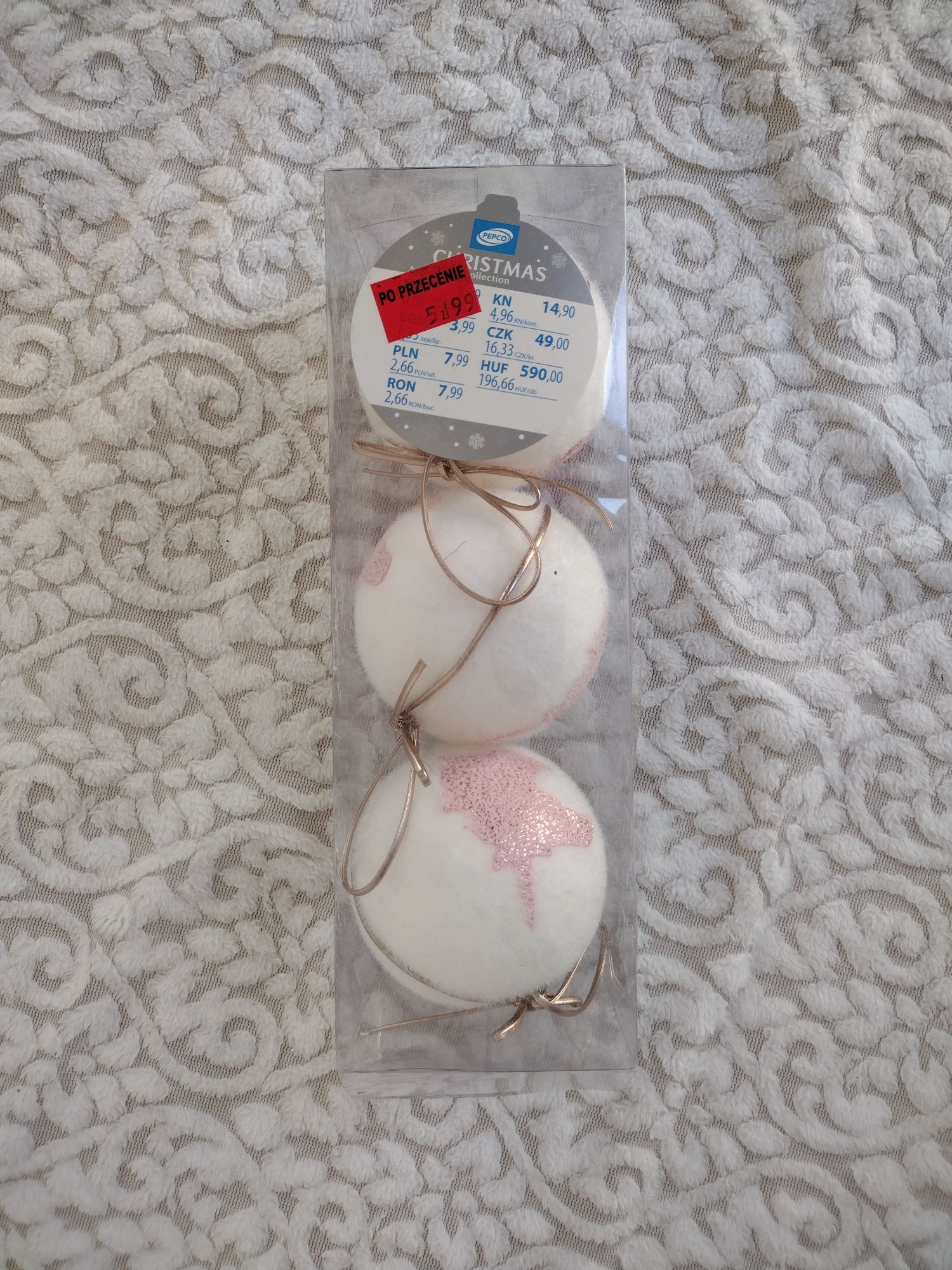 Bombki świąteczne konskie/ jednorożec Pepco