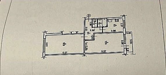 2 кімнатна квартира ,вул.Чорновола