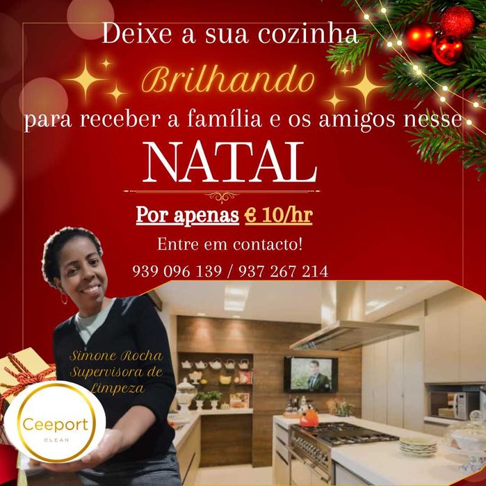 Limpeza Profissional para sua cozinha nesse Natal! - Matosinhos
