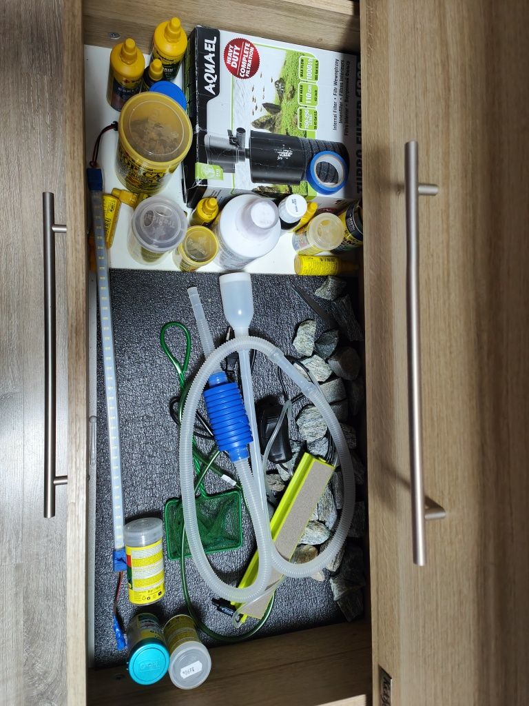 Akrlwarium 120 L z pełnym wyposażeniem