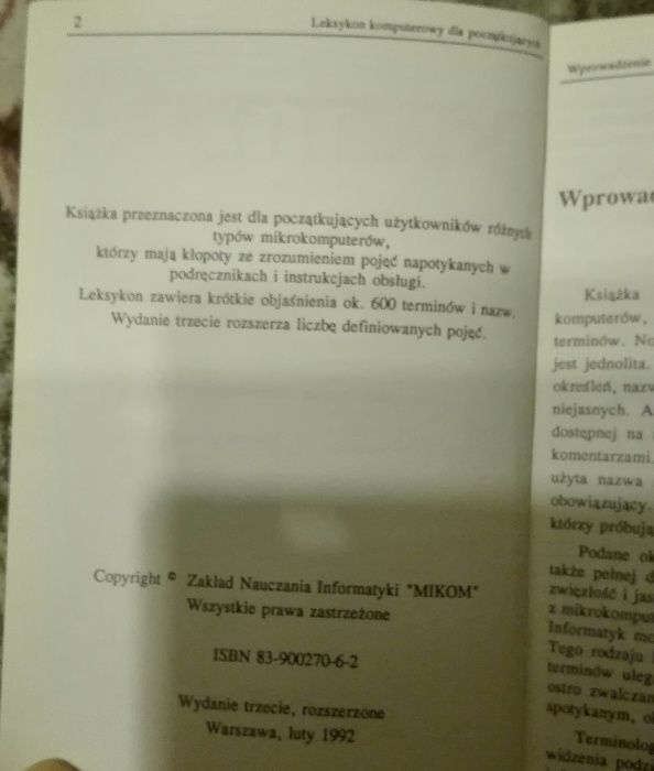 WITOLD SIKORSKI 3 książeki - komputer dos terminy