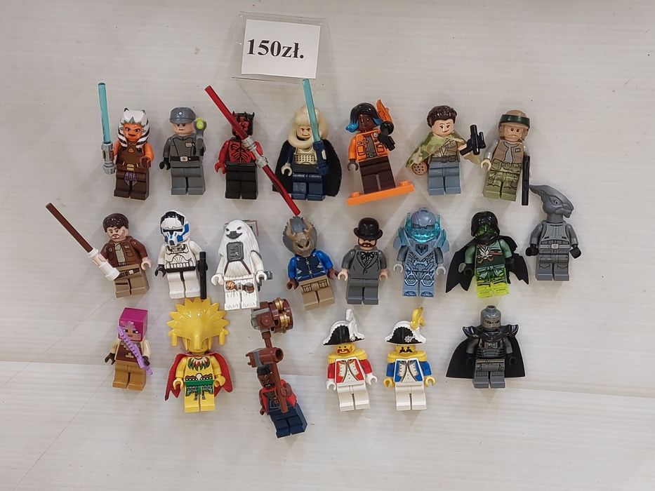 Lego figurki Star Wars i inne.