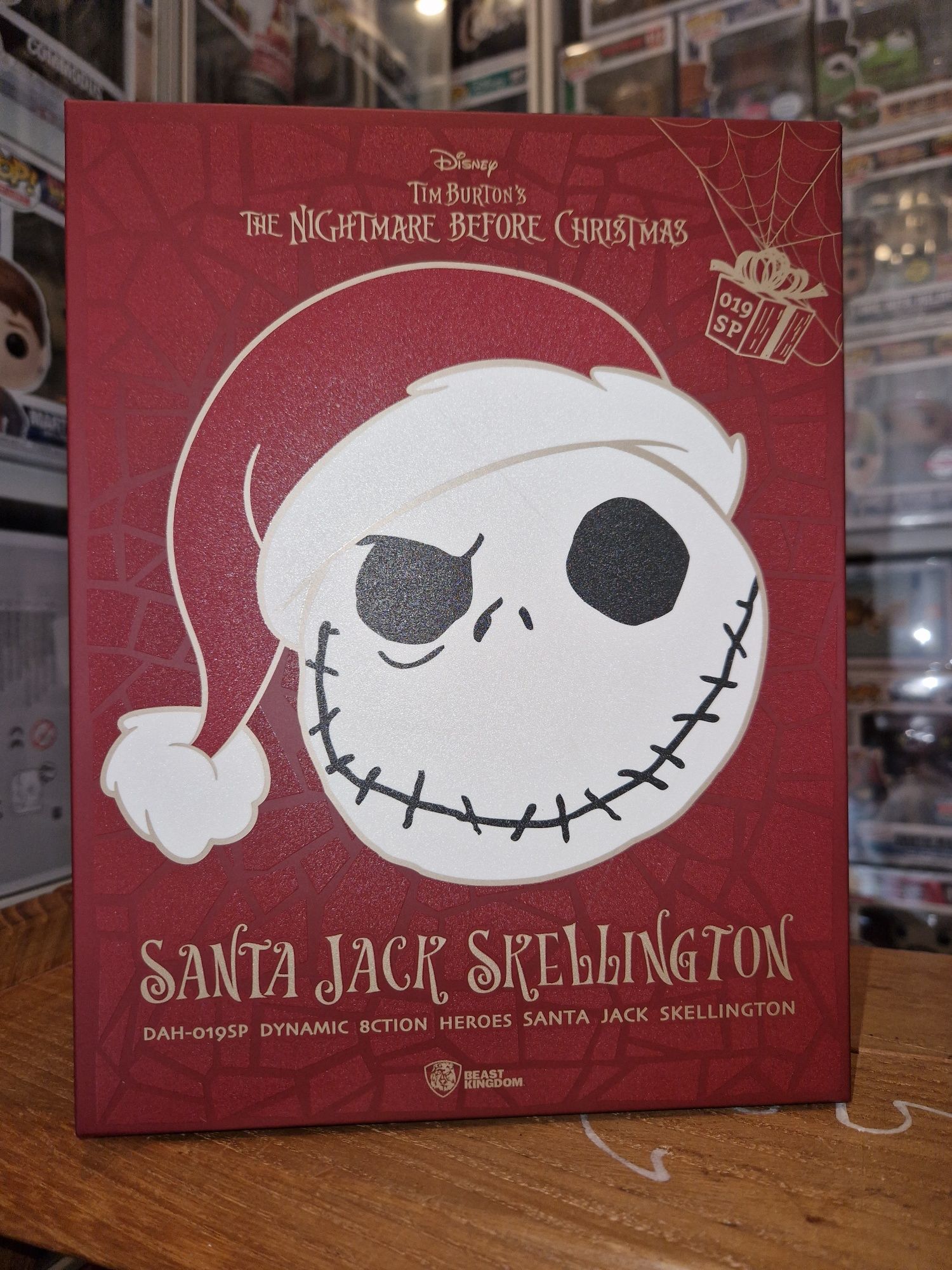 Santa Jack Skellington Action Figure escala 1:9 Beast Kingdom