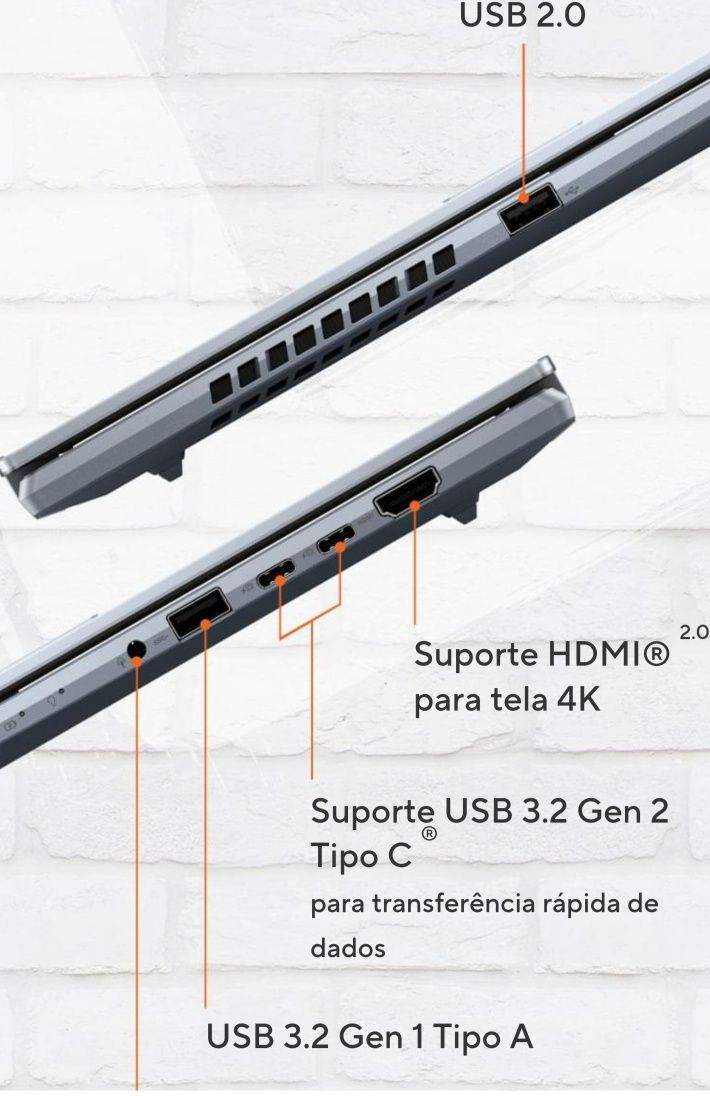 Asus Vivobook S 16X M5602 - RYZEN 7 5800H - Aceito troca por mini PC