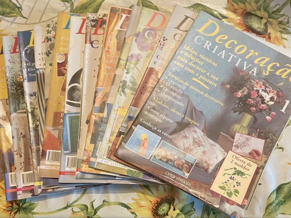 "Decoração CRIATIVA" da Orbi Fabbri, volume 1 ao 30 ( excepto n 22)