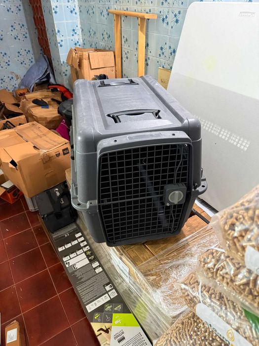 Caixa de transporte de cão RIBECAN Câes médios