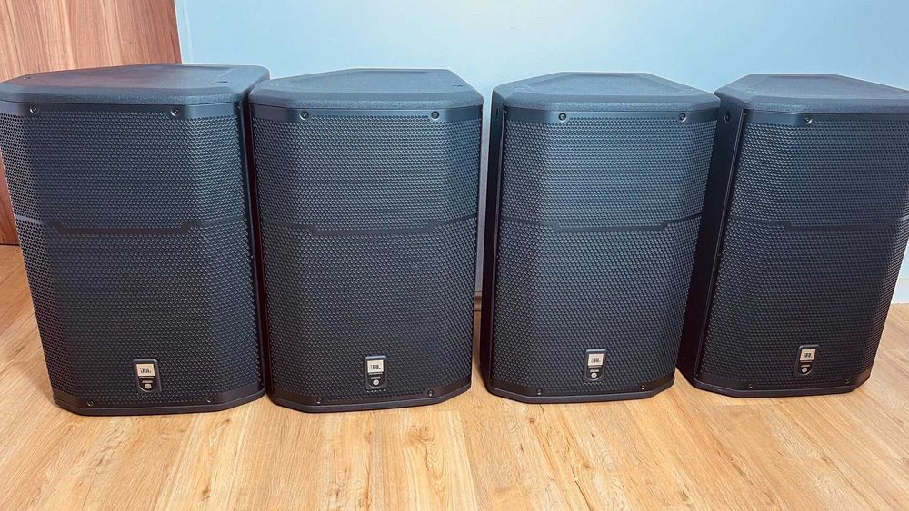 Głośniki aktywne JBL PRX615M z cyfrową końcówką mocy Crown (4 sztuki)
