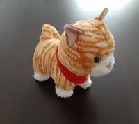 Gato de peluche com som e movimento