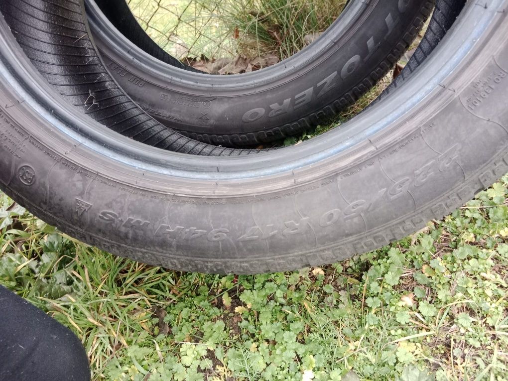 Opony Zimowe 225/50 r17 Pirelli wzmacniane  6mm bieżnika 2 szt