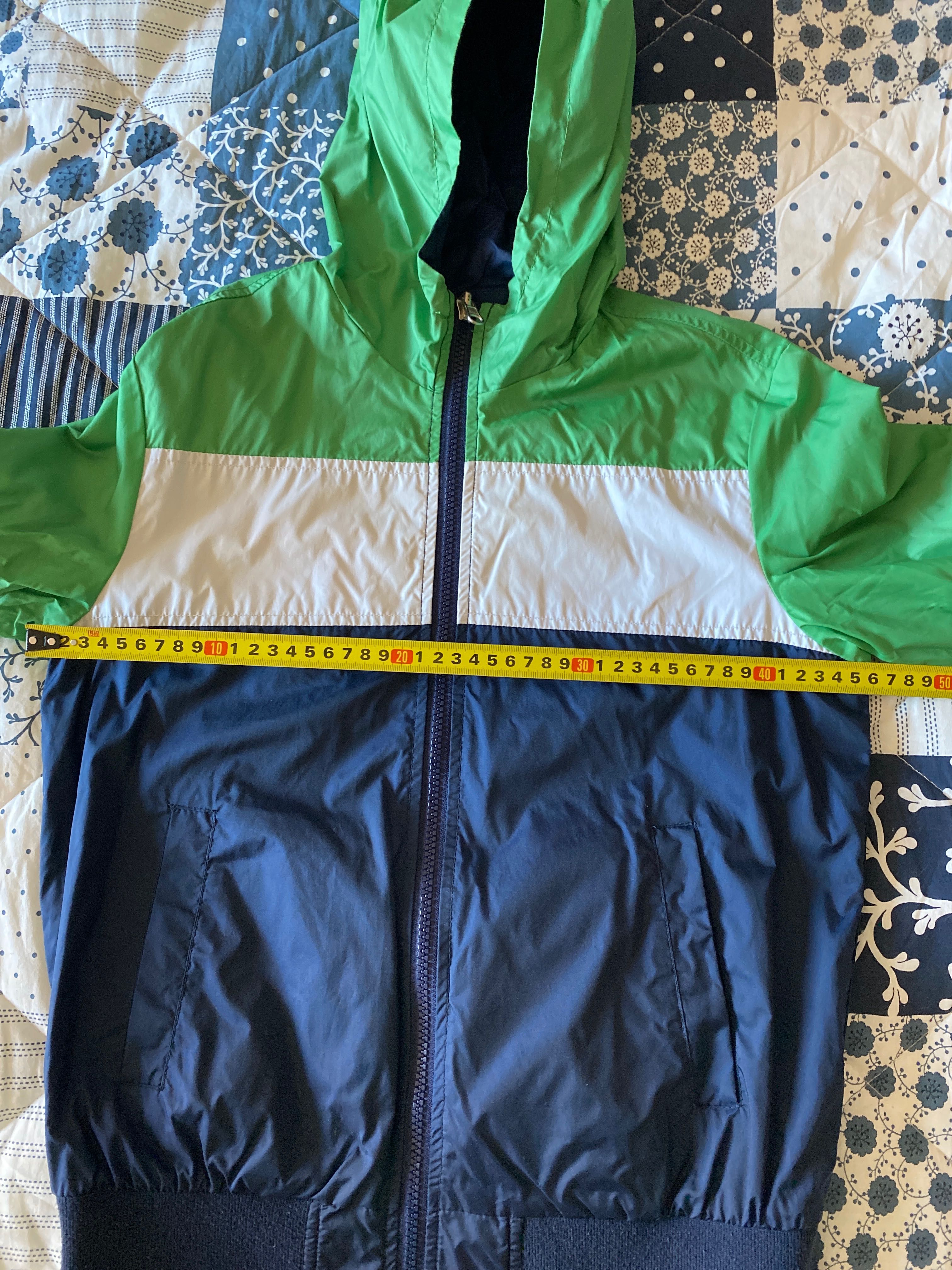 Куртка (две в одной) для мальчика двухсторонняя, 140 см