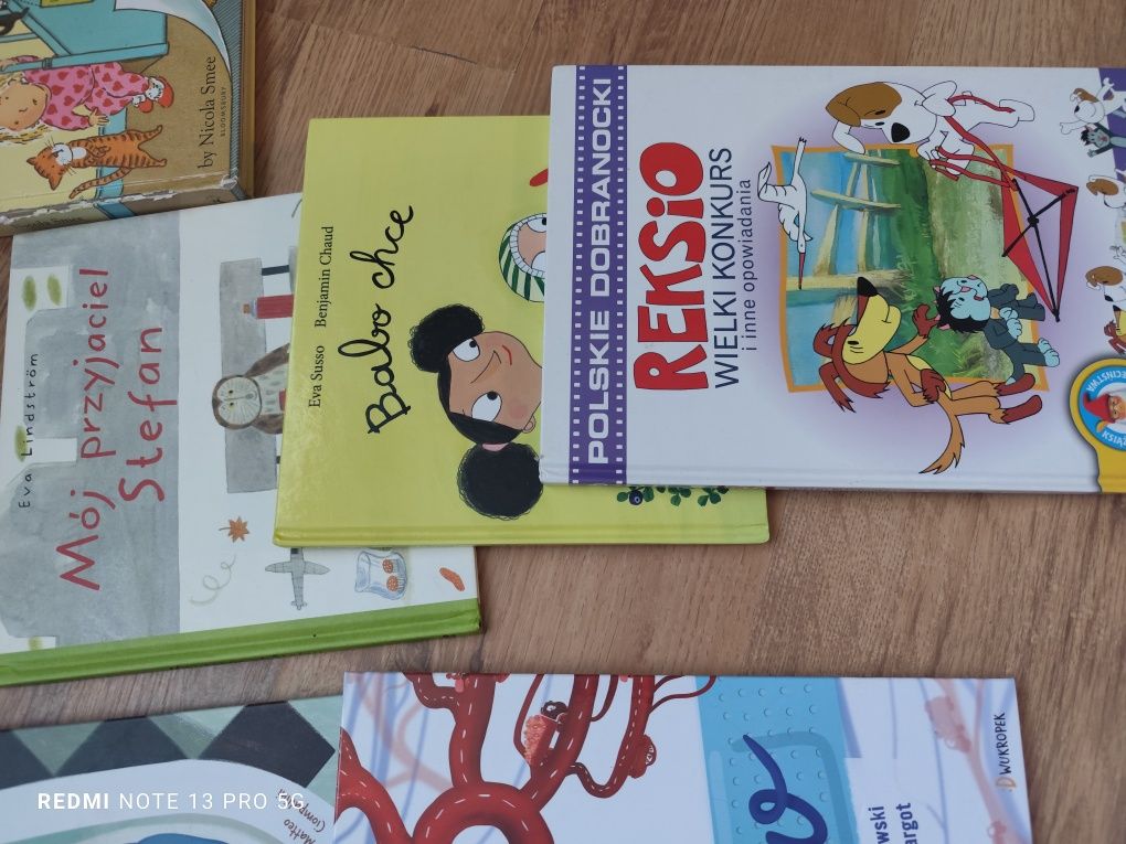 3 książki babo chce mój przyjaciel Stefan Reksio