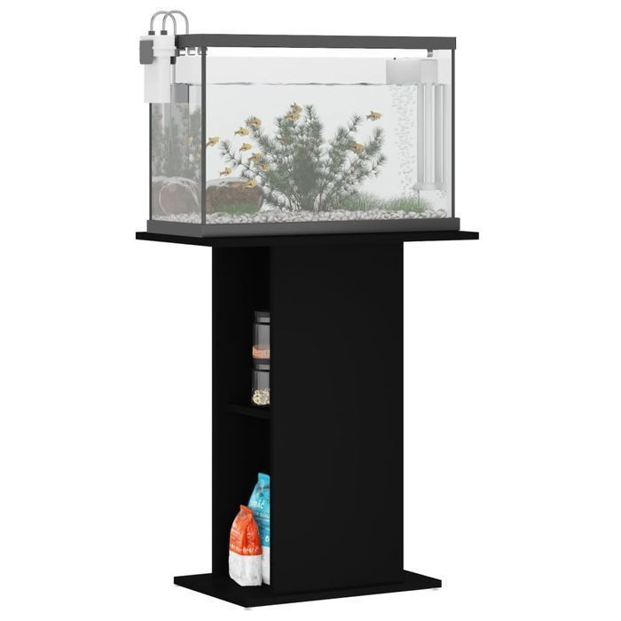 Vidaxl Szafka Pod Akwarium, Czarna, 60,5X36X72,5 Cm