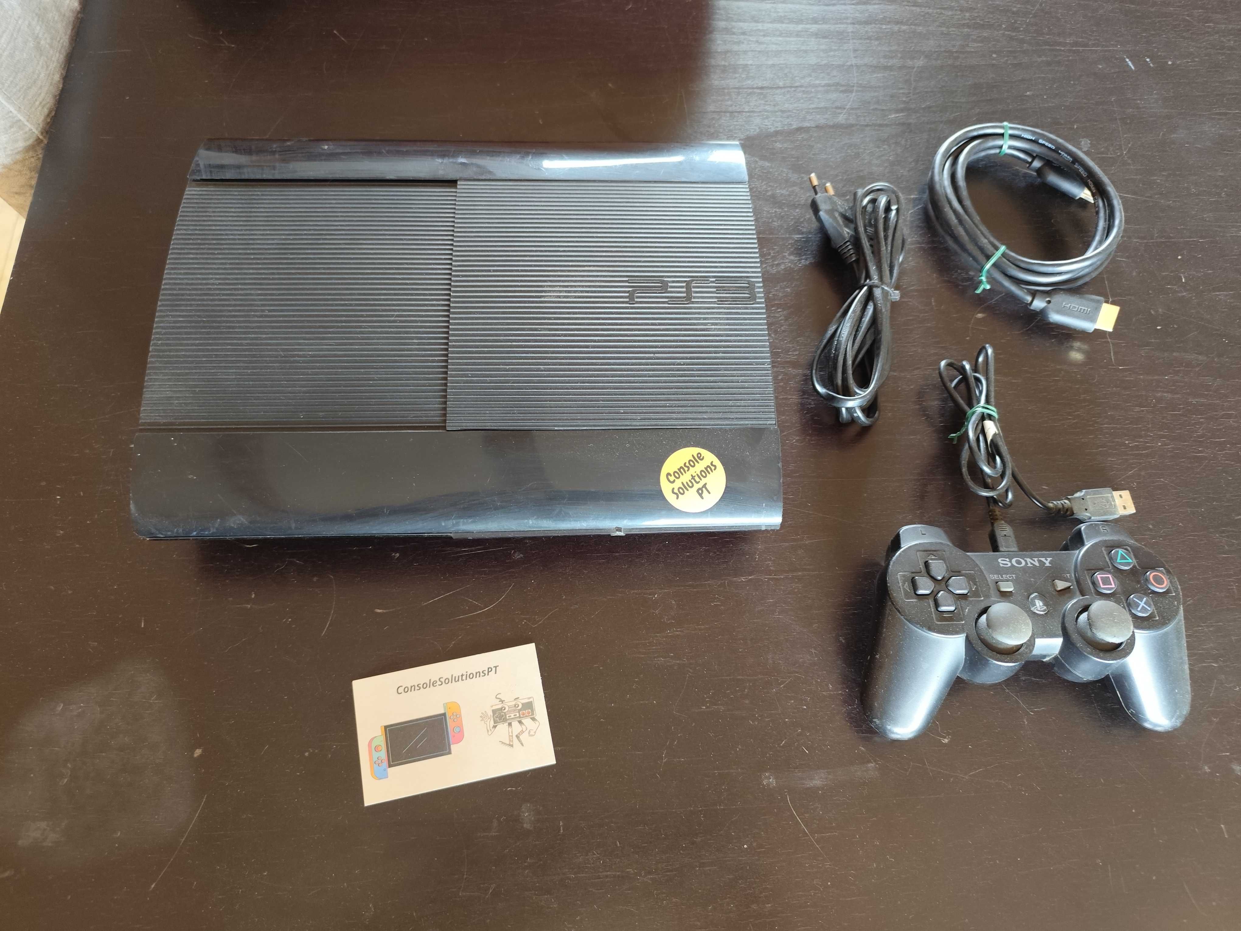 Playstation 3 super slim, 500gbs, Portes Grátis