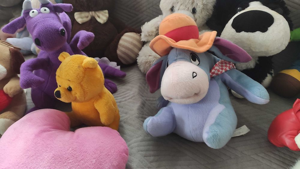 Zabawki pluszaki / Zestaw pluszaków 15 sztuk - Kubuś Puchatek i inne