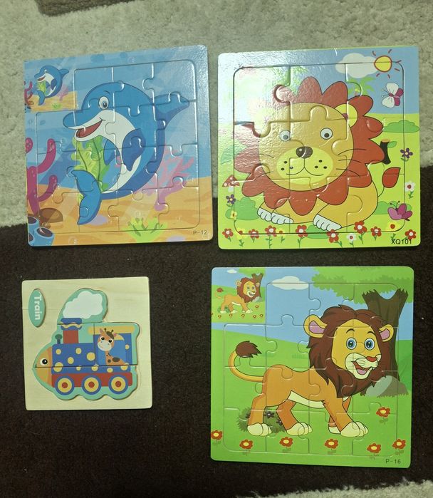 Продам дерев'яні пазли в ідеальному стані
