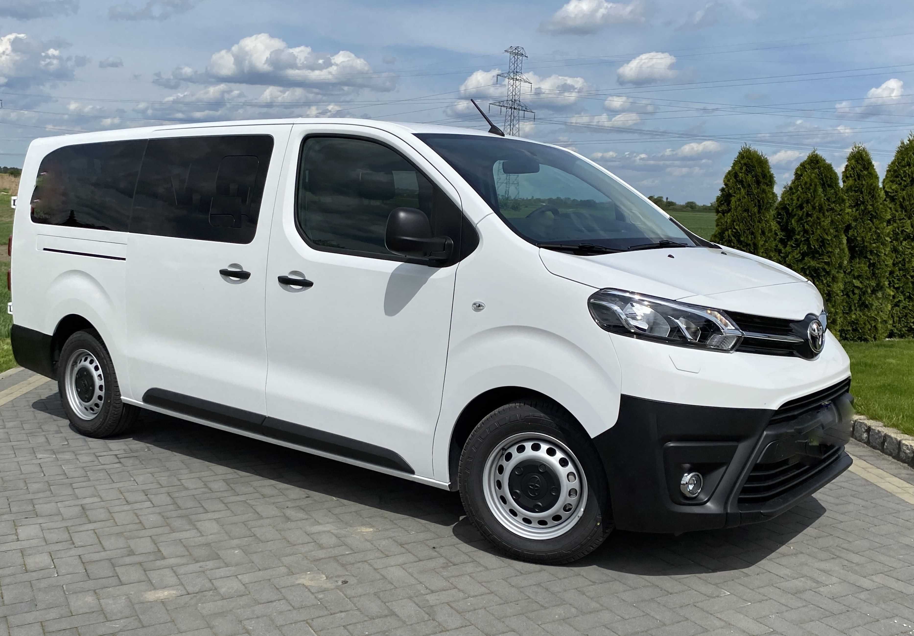 Wynajem Bus 9-os Toyota Proace  Winiety GRATIS wolne terminy wakacje