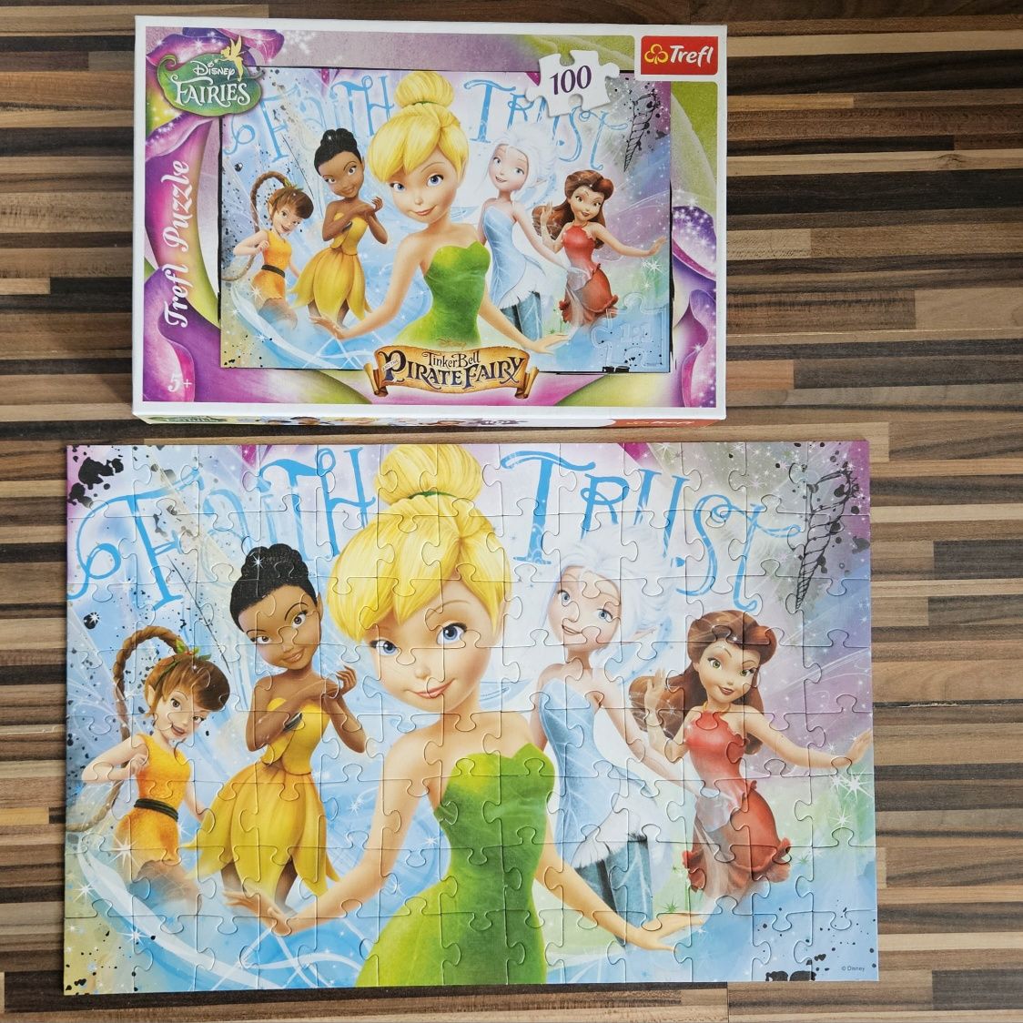 2 kpl. Puzzli Trefl puzzle Disney 100 elementów Frozen i Fairy