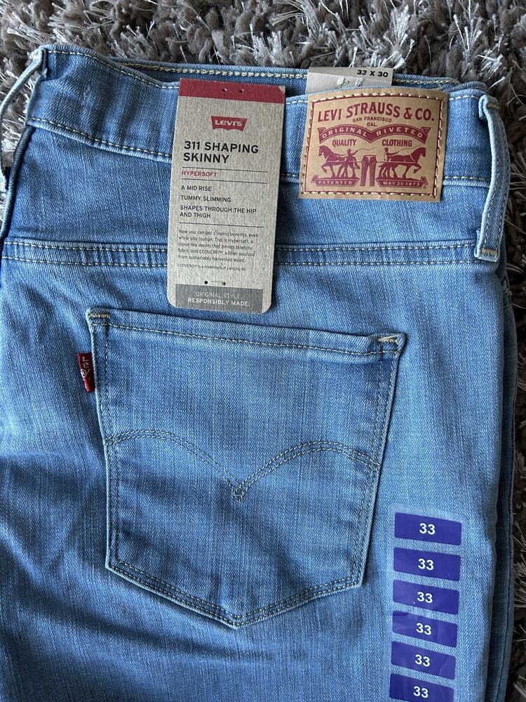 Нові оригінальні джинси Levi’s 311 shaping skinny