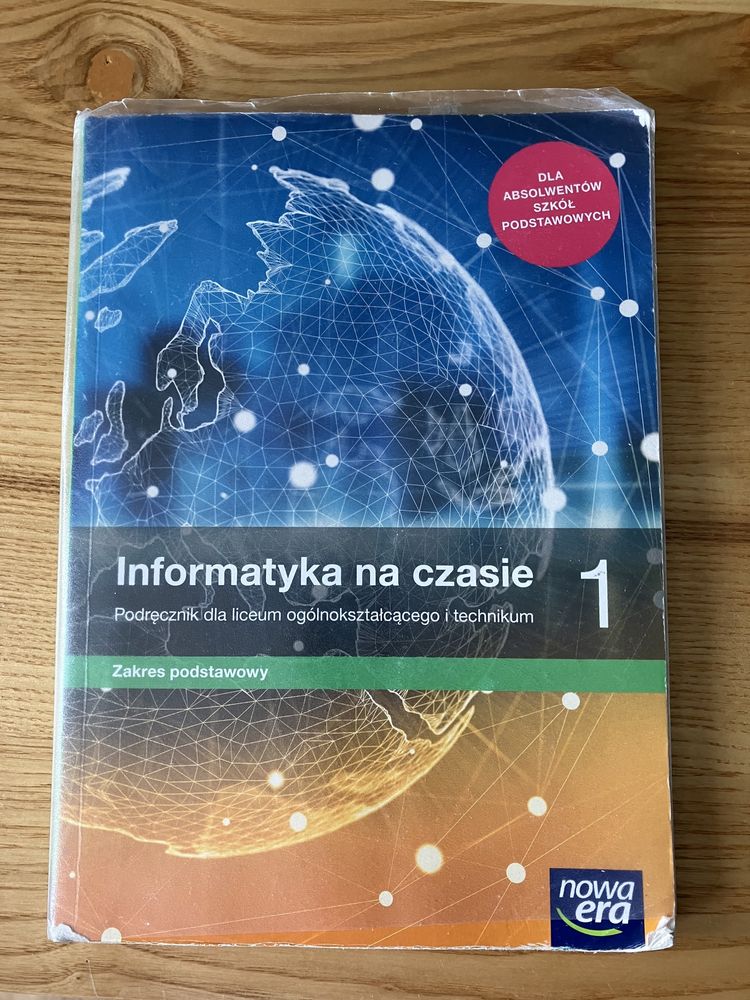 Informatyka na czasie 1 podręcznik zakres podstawowy Nowa Era