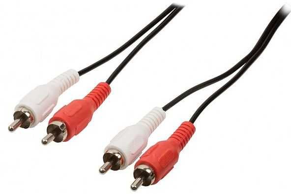 Kabel 2 x RCA - 2 x RCA 5m wtyk-wtyk chinch