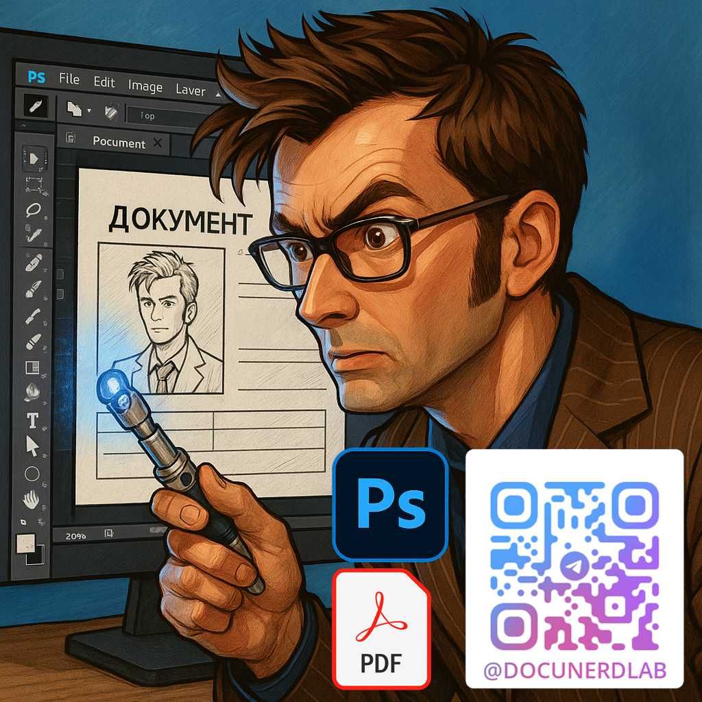 Послуги Фотошоп Photoshop / AI /  Документи / Ретуш / PDF /