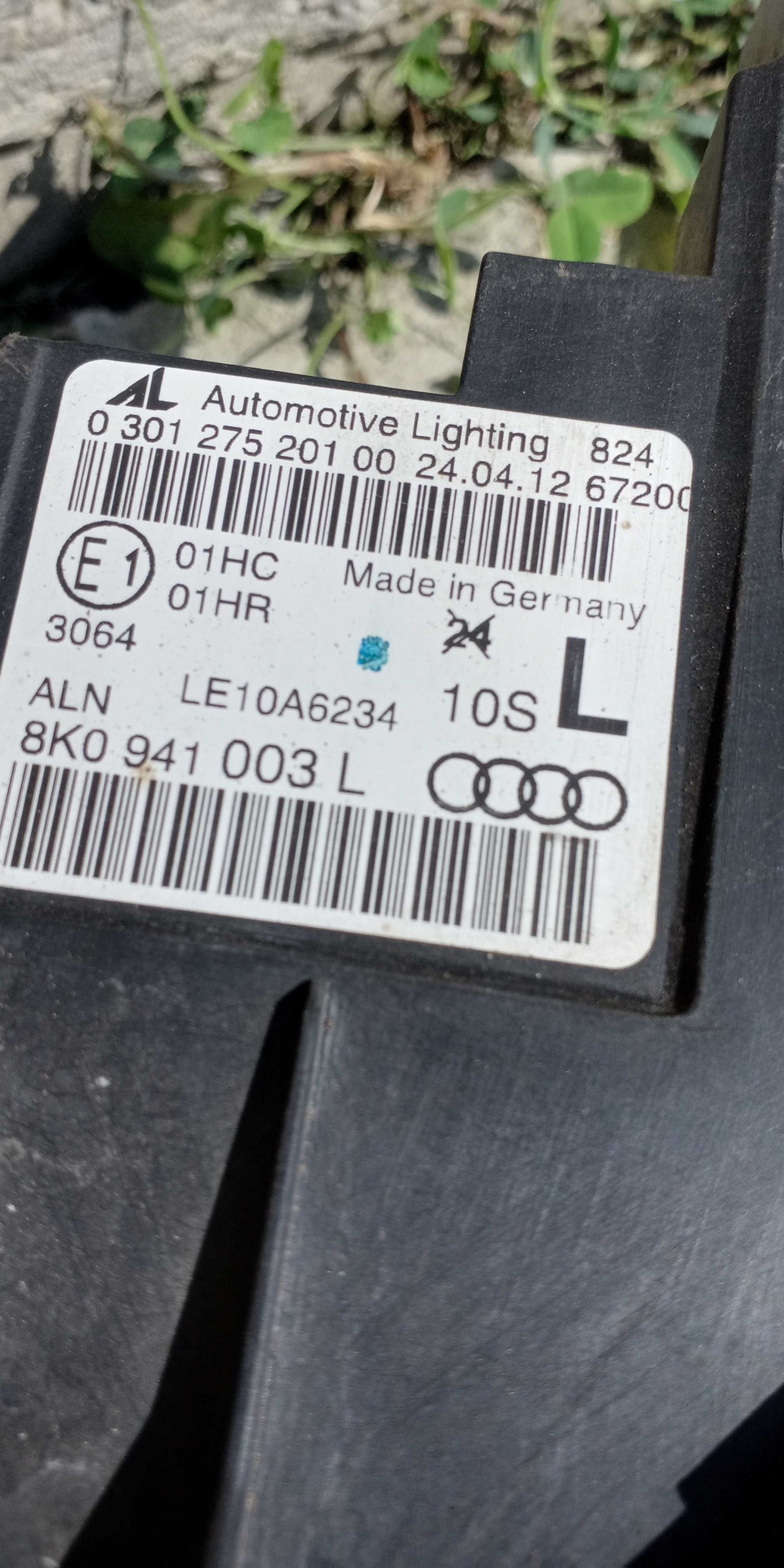 Фари Фара Audi A4 B8 12-15р. Ауді А4 Б8 Рестайл