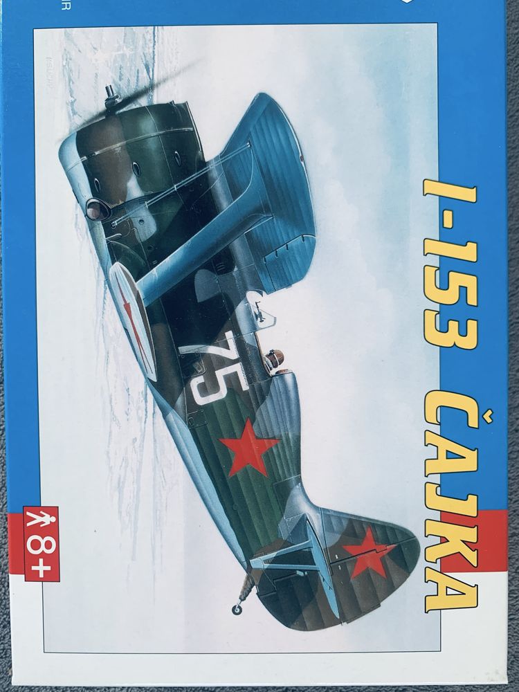 Samolot I-153 Czajka model do sklejania Smer 0832