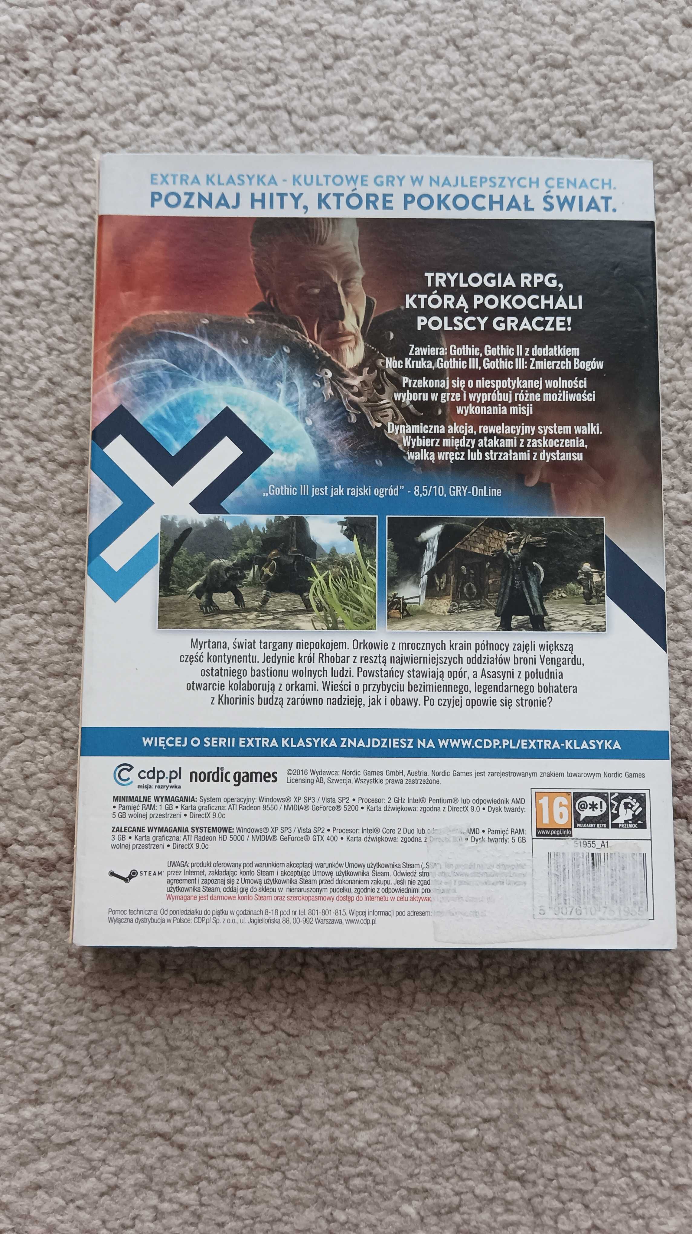 Gra PC Saga Gothic 1-3, Dodatki Noc Kruka oraz Zmierzch Bogów