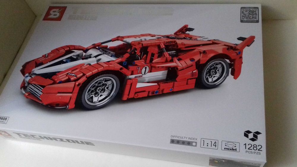 Конструктор 8608 машина Ламборгини SY BLOCK TECHNIQUE 1:14 1282 детал.