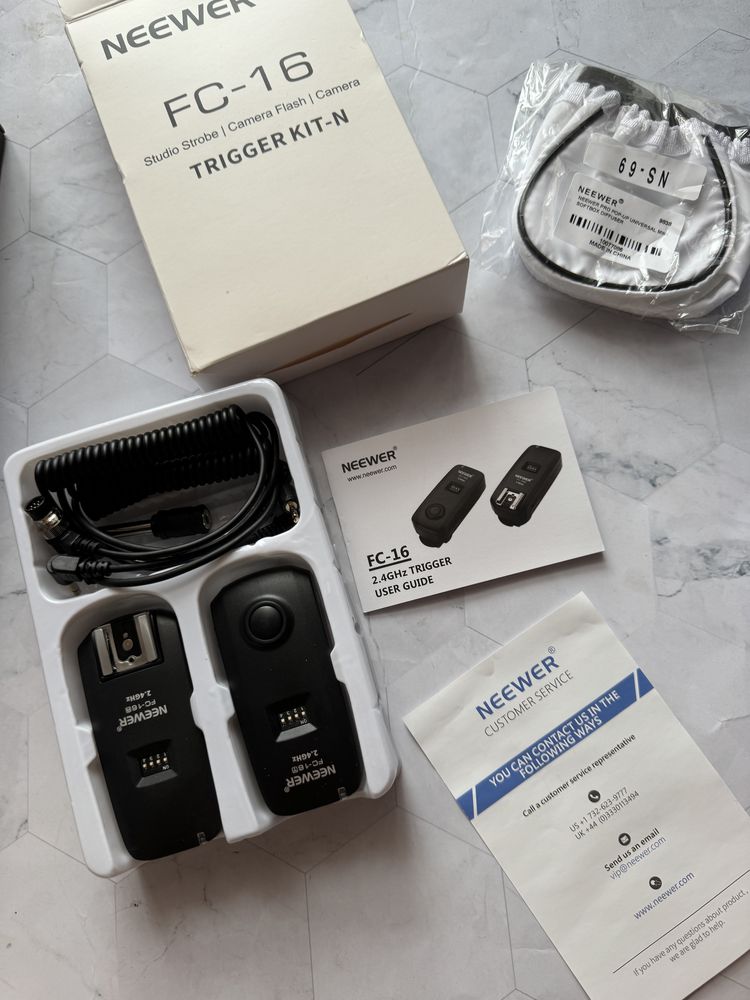 Комплект Neewer 750 ii speedlite , Trigger kit FC-16