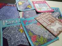 Revistas e Livros de Rendas e Malhas e Bordados
