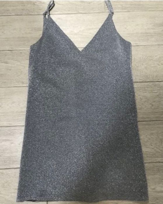 Блискуча сукня з люрексом