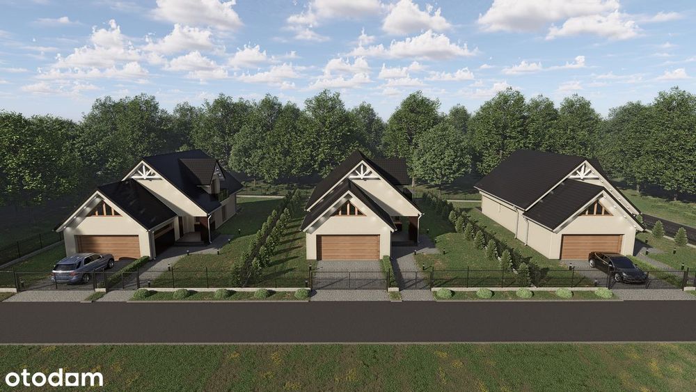 Dom AKORD II z garażem oraz ogródkiem - Zaborze