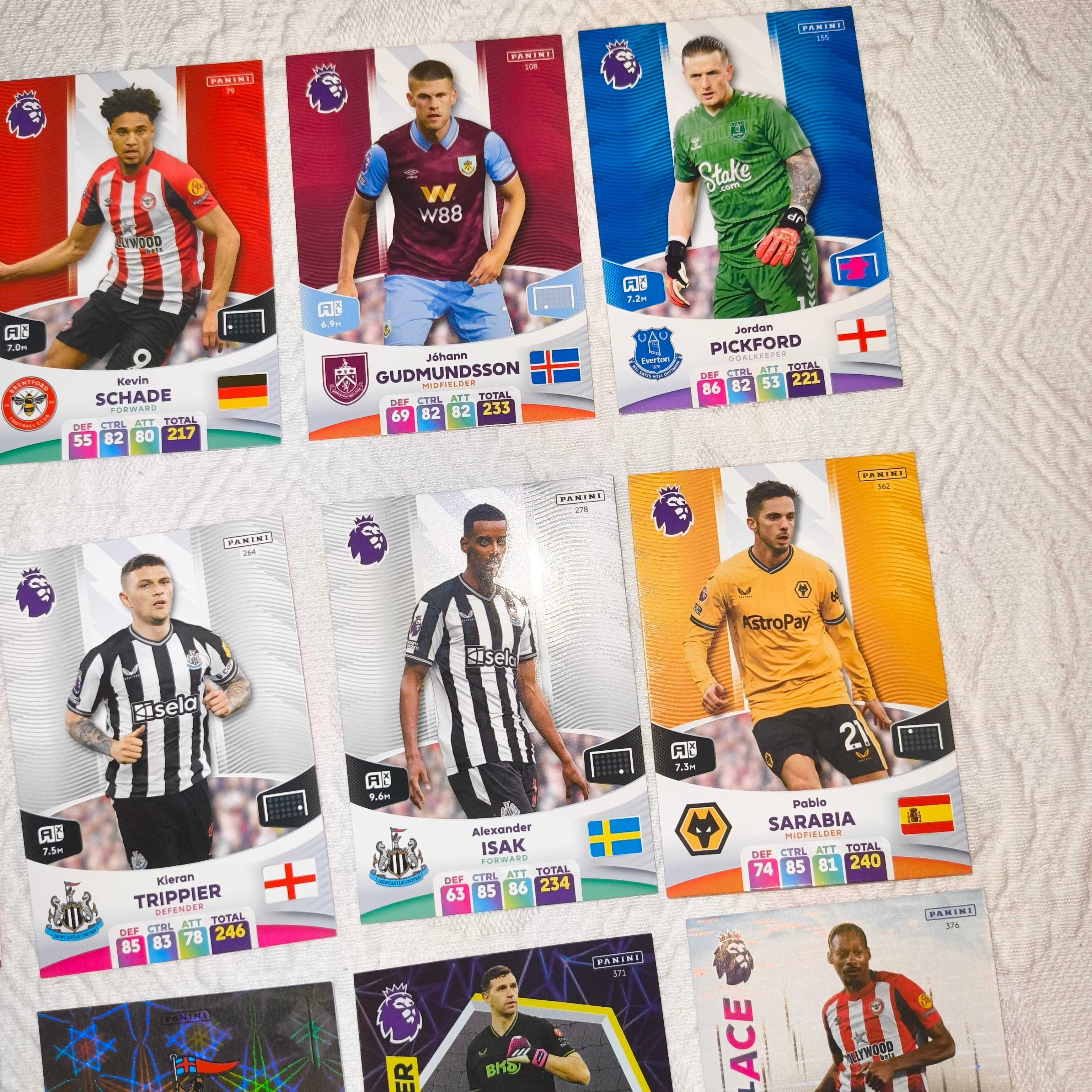 16 Cartas Adrenalyn Premier League 2024