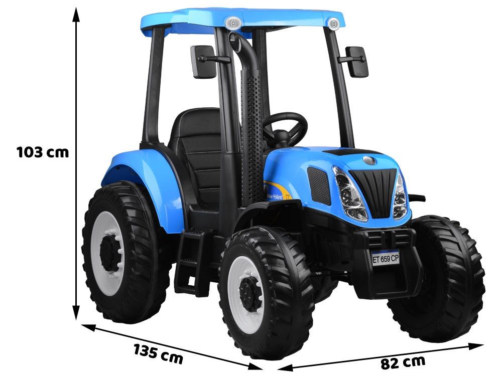 24V 2x200W Traktor na akumulator elektryczny dla dzieci New Holland