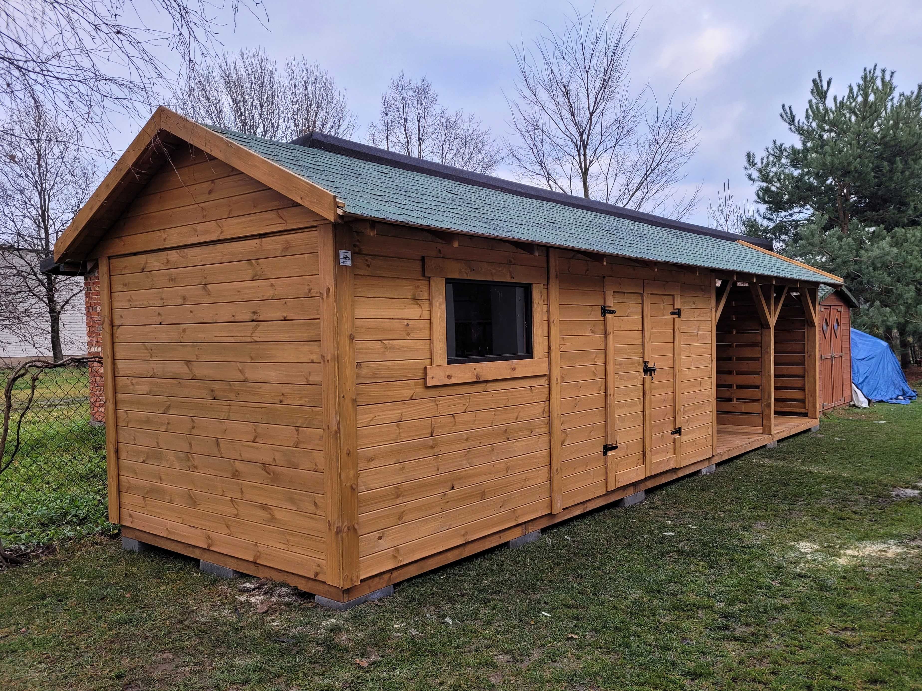 Domek Narzędziowy Ogrodowy PATRYK 7x3 Producent DREWNOTRIK.PL