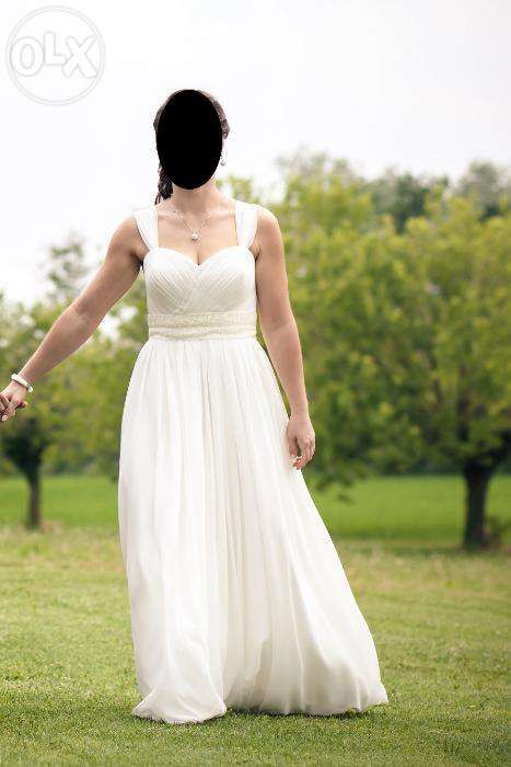 Suknia slubna Pronovias rozmiar 38 + welon 2m i pokrowiec GRATIS boho
