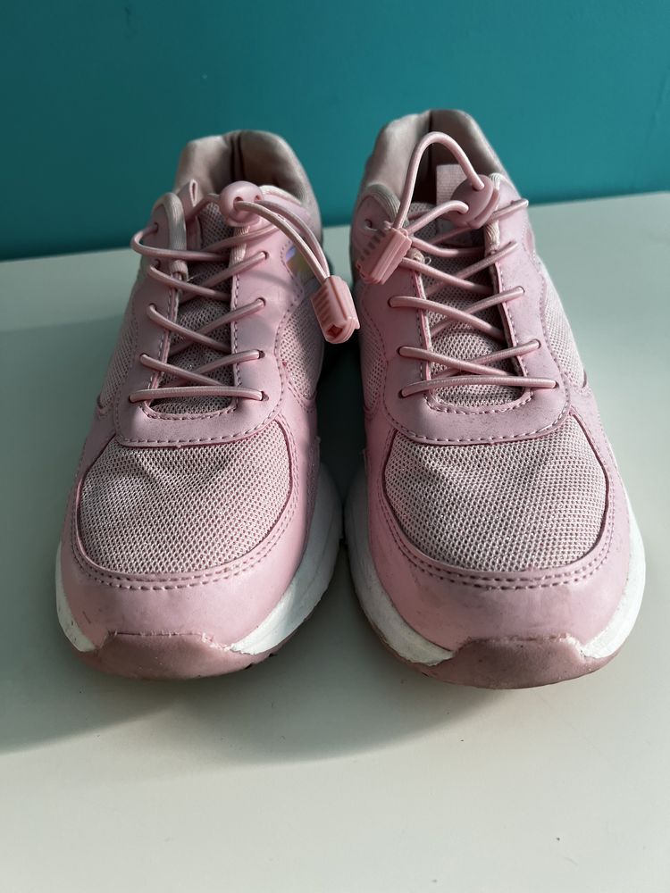 Sprandi ccc rozowe sneakersy polyskujace 36 23cm