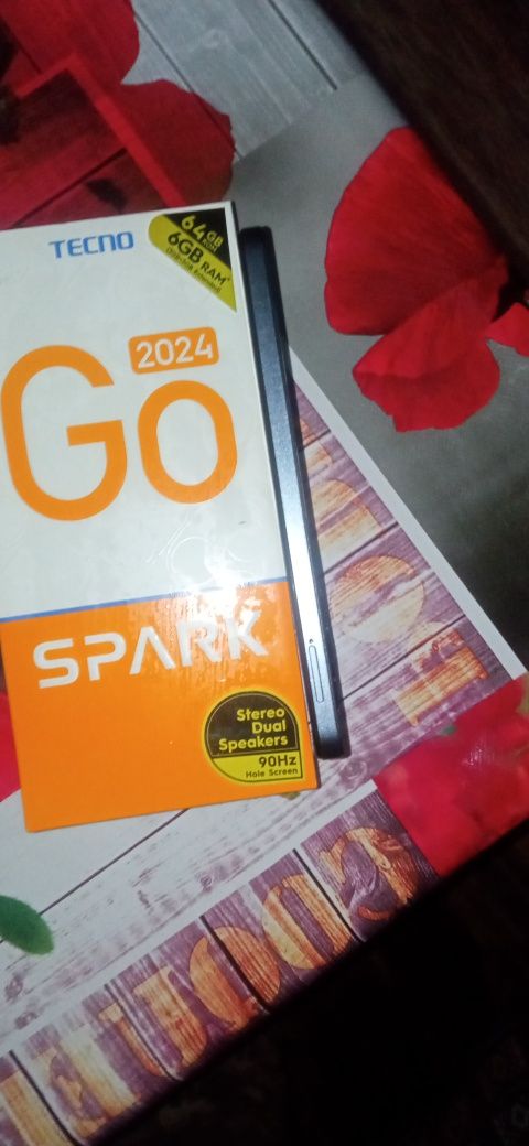 Продам-Tecno-Spark-GO-2024.   3+1/64gb.  1.