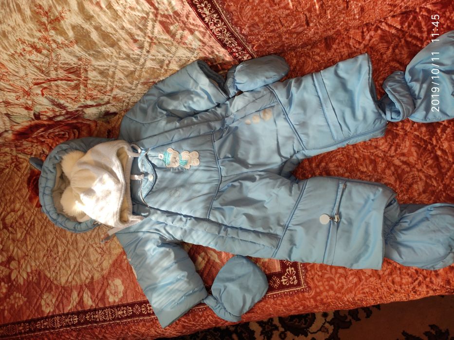 Зимний комбинезон-конверт! 74 размер