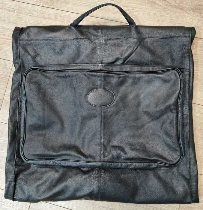 Кофр дорожный сумка чехол для одежды портплед для одежды кожаный